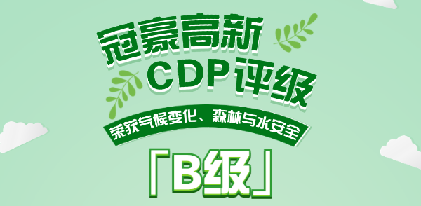 践行绿色责任，，，引领永续将来！！欧陆平台蝉联CDP“B”级评级，，，稳居全球可持续发展当先行列